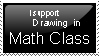 I support drawing in math class